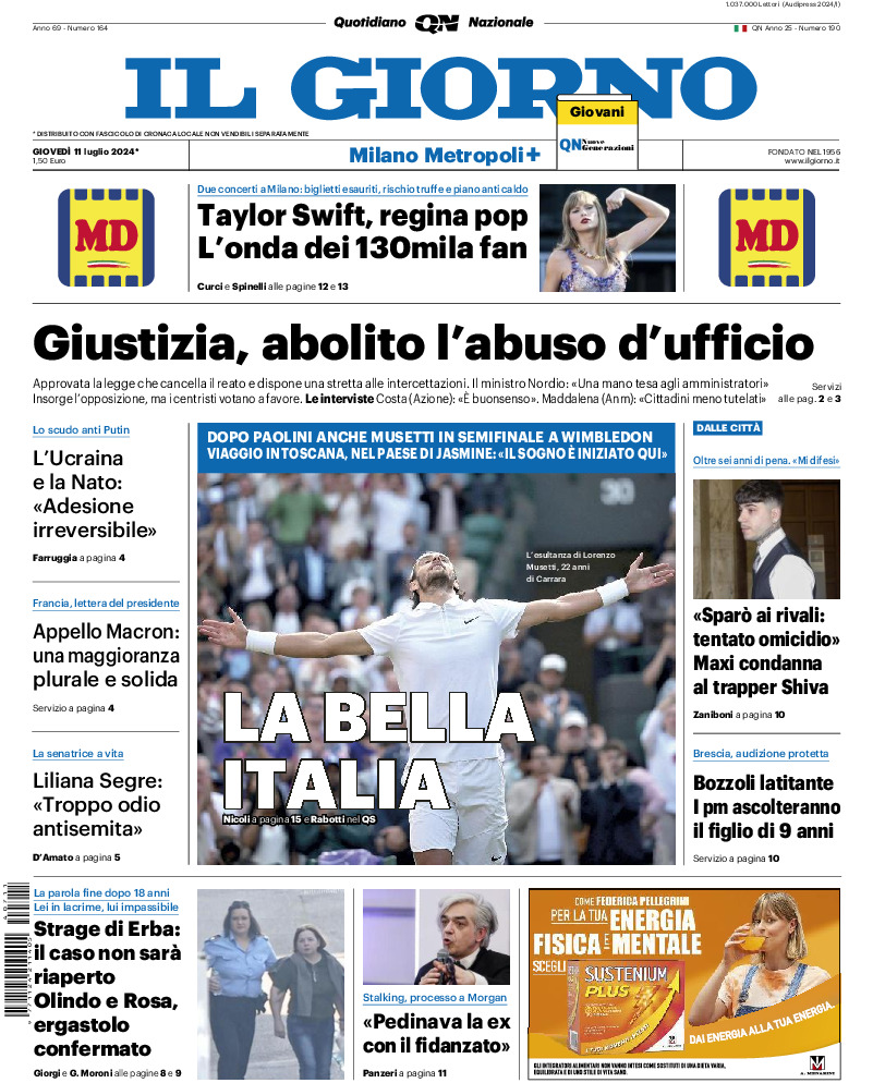 Prima-pagina-il giorno-edizione-di-oggi-20240711